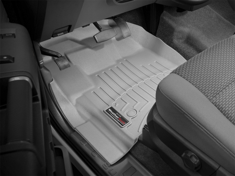 Ford F450 FloorLiner - Front - WeatherTech - DigitalFit - Grey - `12-`27