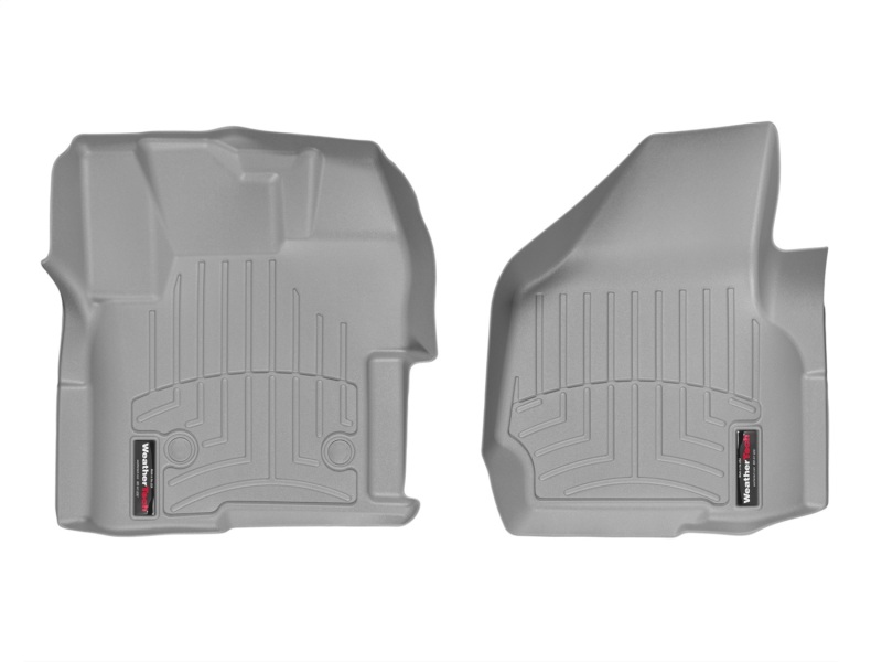 Ford F450 FloorLiner - Front - WeatherTech - DigitalFit - Grey - `12-`27