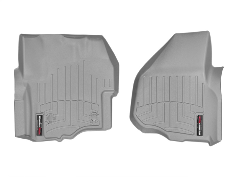 Ford F-250 Floor Liner - Front - WeatherTech - DigitalFit - Grey - `14-`15