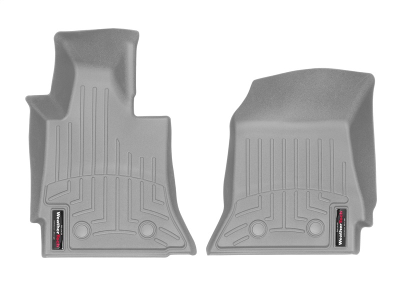 Chevrolet Corvette FloorLiner - Front - WeatherTech - DigitalFit - Grey - `14-`27