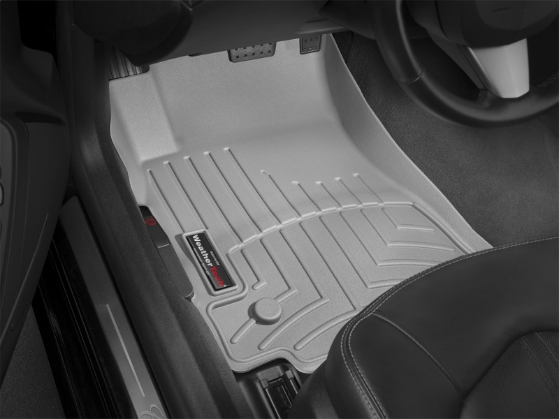 Cadillac CTS FloorLiner - Front - WeatherTech - DigitalFit - Grey - `11-`14