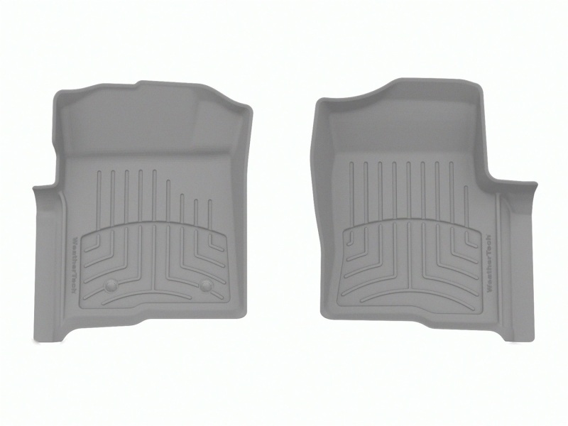 Ford F-150 Floor Mats - Front - WeatherTech - FloorLiner HP - Grey - `10-`27 Ford F-150 Floor Mats - Front - WeatherTech - FloorLiner HP - Grey - `10-`27
