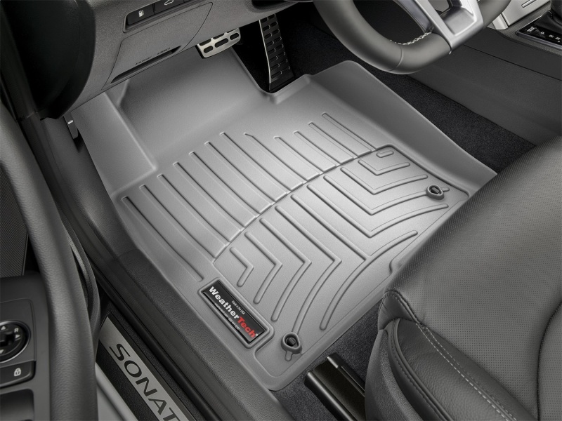 Hyundai Sonata Front FloorLiner - WeatherTech - DigitalFit - Grey - `15-`27