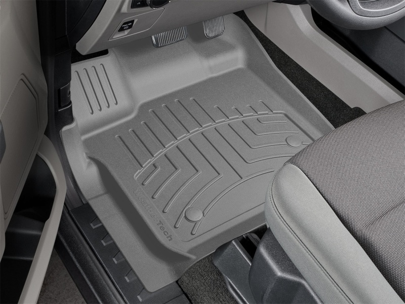 Ford F-150 Floor Liner - Front - WeatherTech - FloorLiner HP - Grey - `15-`27