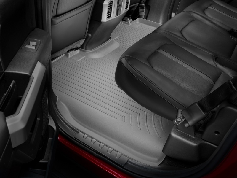 Ford F-150 FloorLiner - Rear - WeatherTech - DigitalFit - Grey - `15-`27