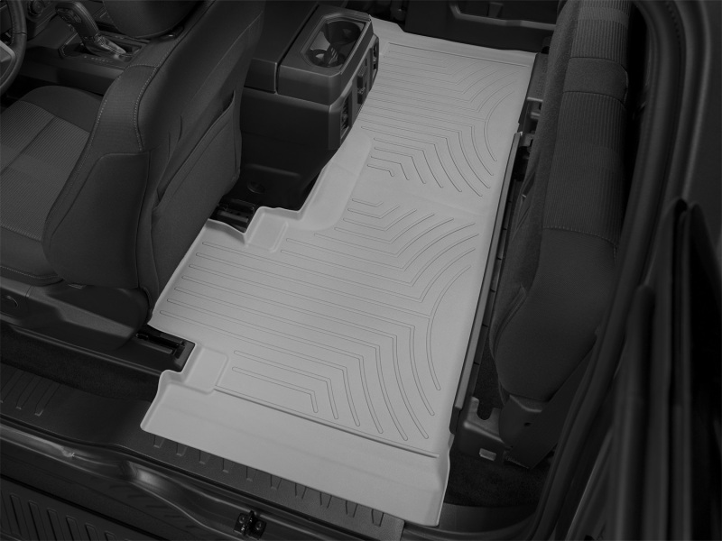 Ford F-250 FloorLiner - Rear - WeatherTech - DigitalFit - Grey - `17-`27