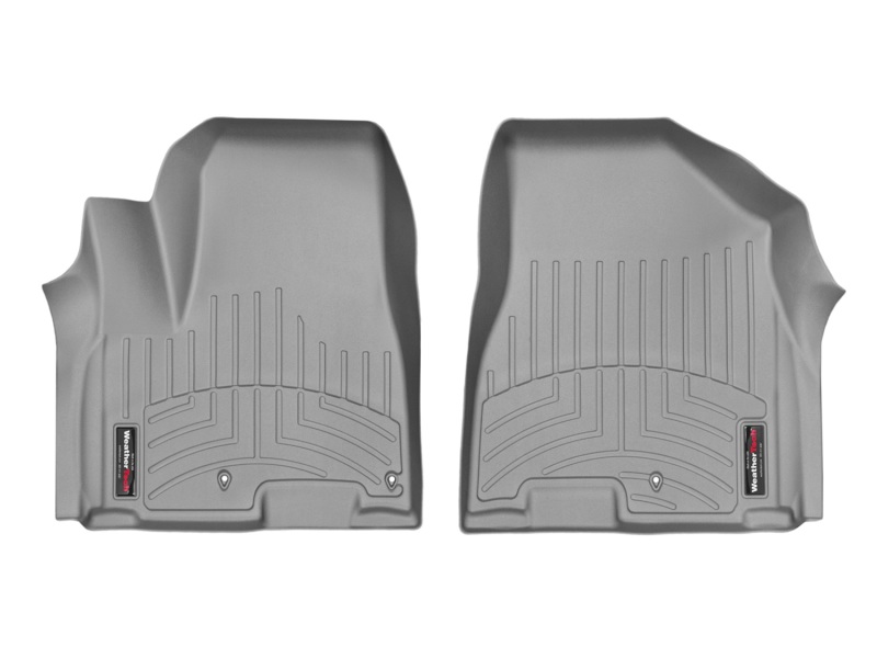 Kia Sedona FloorLiner - Front - WeatherTech - DigitalFit - Grey - `15-`27