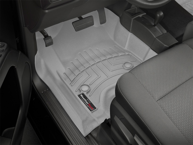 Chevrolet Silverado 1500 FloorLiner - Front - WeatherTech - DigitalFit - Grey - `14-`27
