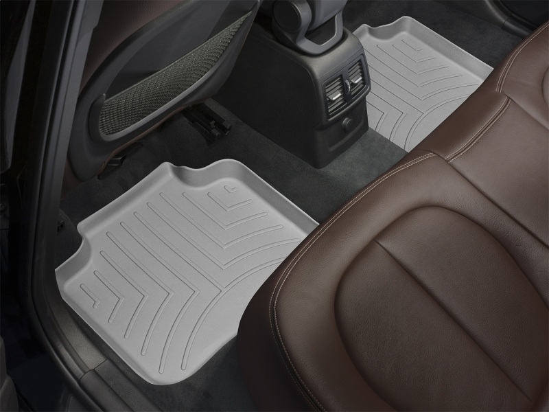 BMW X1 Floor Liners - Rear - WeatherTech - FloorLiner DigitalFit - Grey - `16-`27