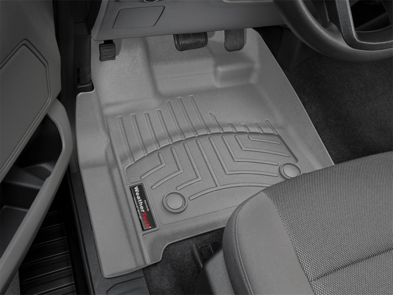 Ford F-150 FloorLiner - Front - WeatherTech - DigitalFit - Grey - `16-`27