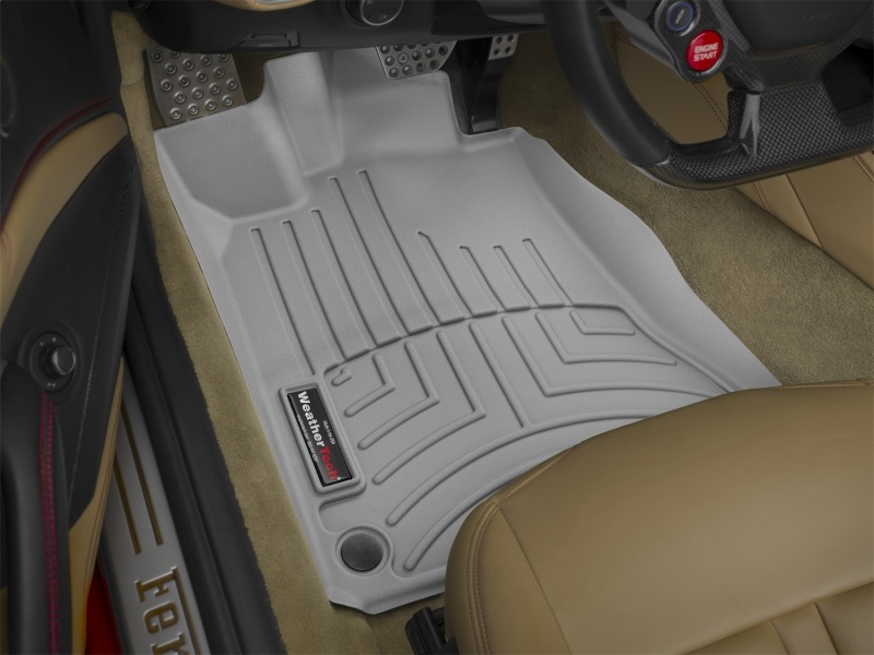 Ferrari California T FloorLiner - Front - WeatherTech - DigitalFit - Grey - `15-`27