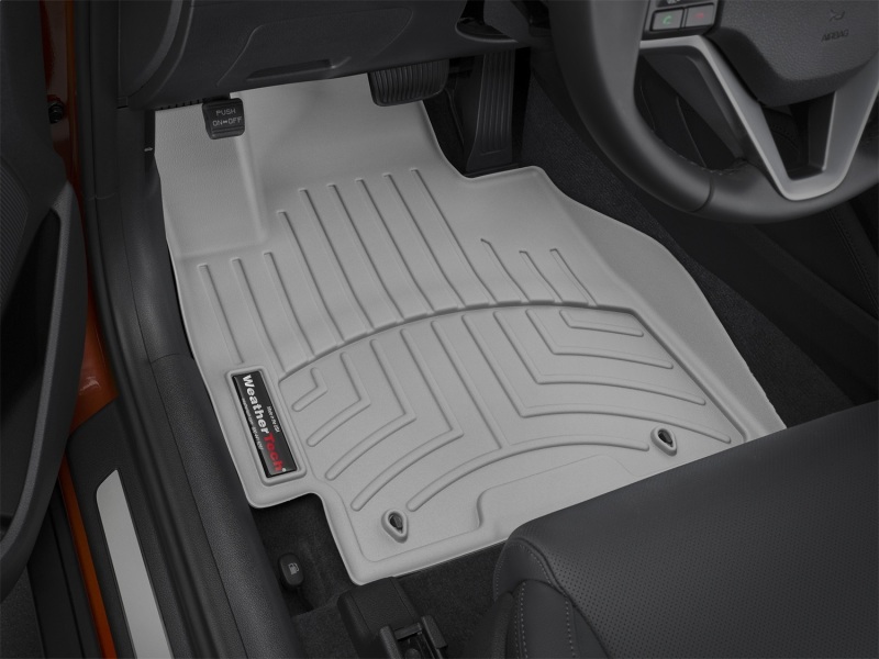 Hyundai Tucson FloorLiner - Front - WeatherTech - DigitalFit - Grey - `16-`27