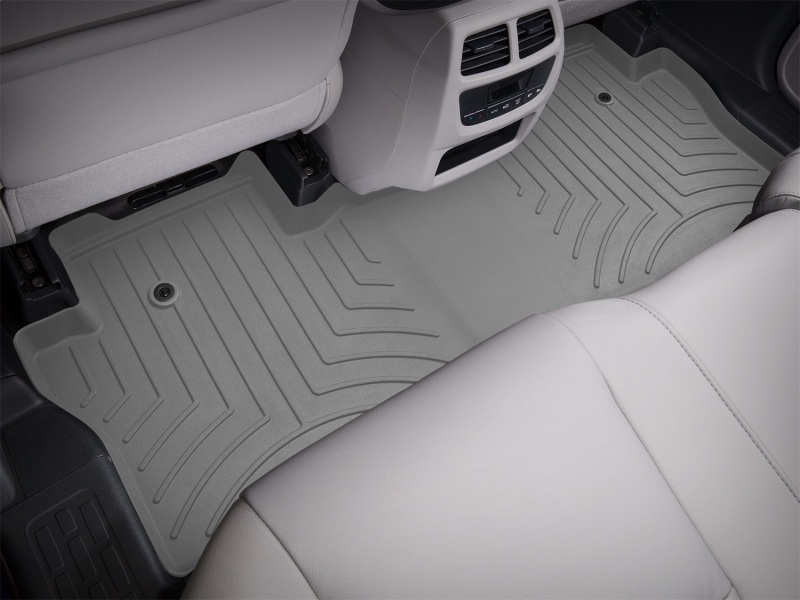 Honda Passport 3D FloorMat - Rear - WeatherTech - FloorLiner HP - Grey - `19-`27
