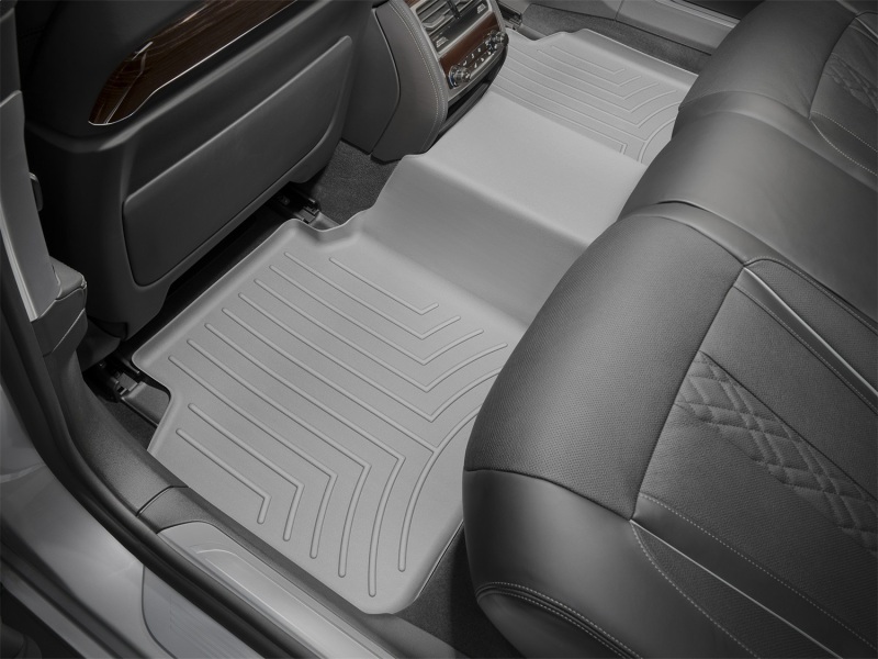BMW 7 Series FloorLiner - Rear - WeatherTech - DigitalFit - Grey - `16-`27