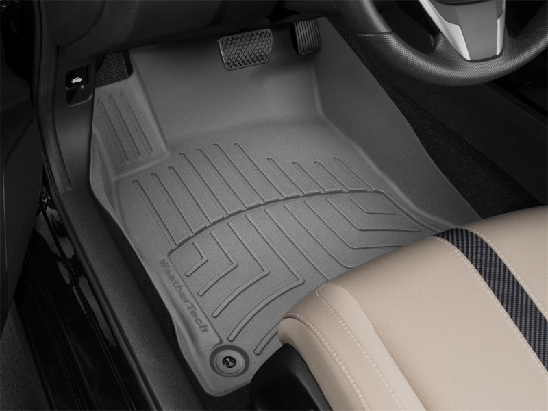 Honda Civic Floor Mat Set - Front - WeatherTech - FloorLiner HP - Grey - `16-`27