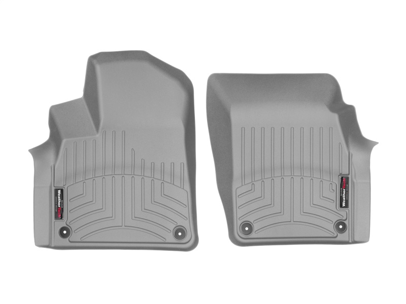 Audi Q7 FloorLiner - Front - WeatherTech - DigitalFit - Grey - `17-`27
