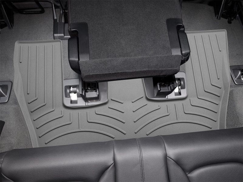 Audi Q7 Floor Mat Set - Rear - WeatherTech - FloorLiner HP - Grey - `17-`25