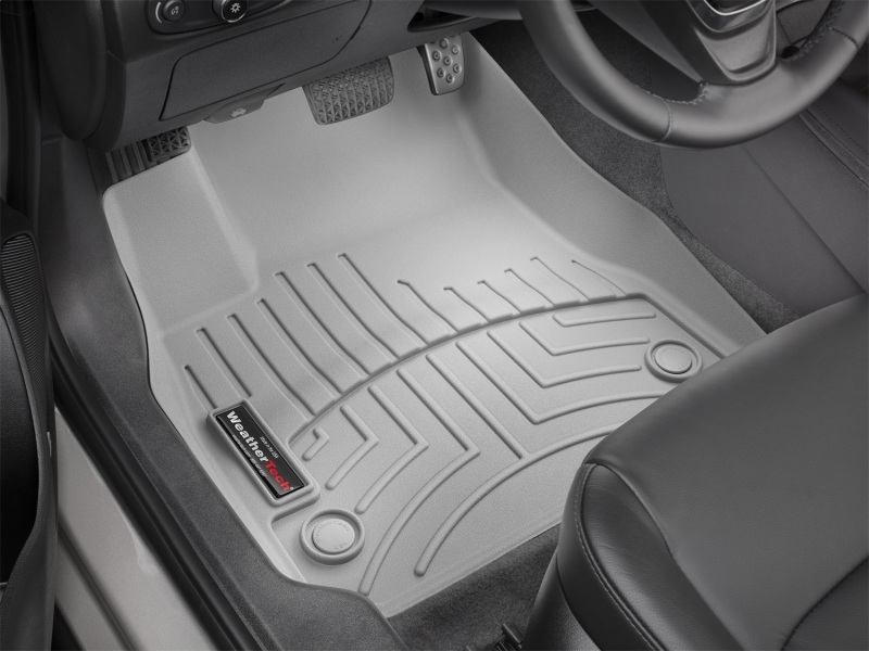 Chevrolet Malibu Floor Liner - Front - WeatherTech - DigitalFit - Grey - `16-`27