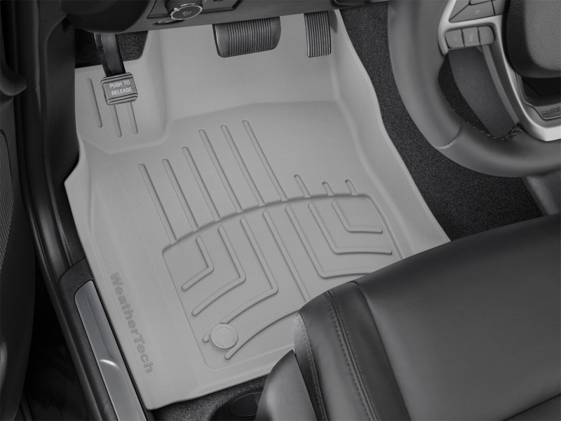 Dodge Durango Floor Mat Set - Front - WeatherTech - FloorLiner HP - Grey - `16-`27