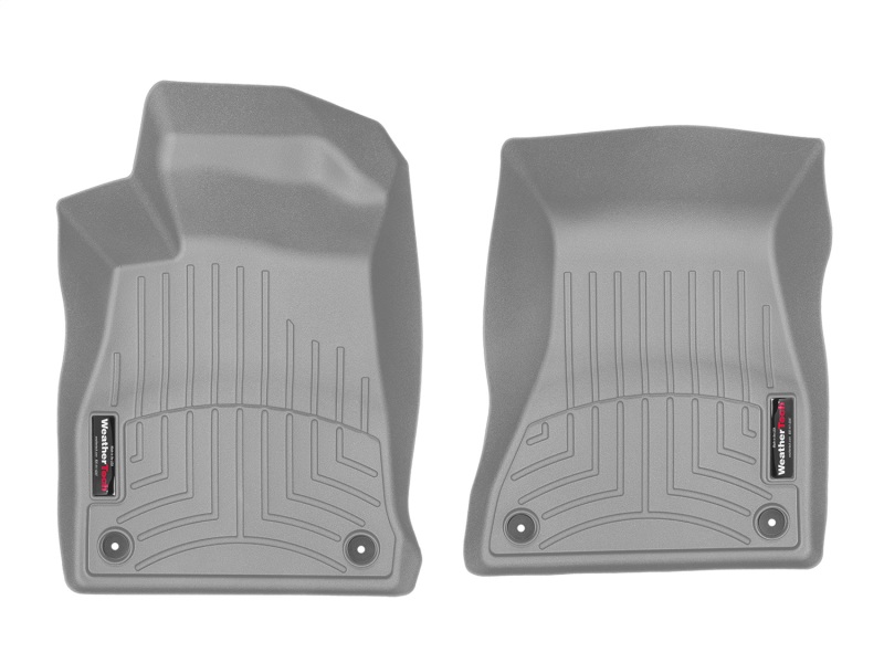 Audi A4 FloorLiner - Front - WeatherTech - DigitalFit - Grey - `17-`27