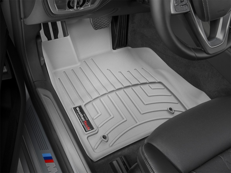 BMW 7 Series FloorLiner - Front - WeatherTech - DigitalFit - Grey - `16-`27