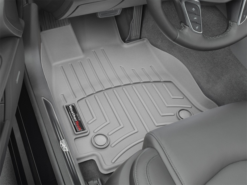 Cadillac CT6 FloorLiner - Front - WeatherTech - DigitalFit - Grey - `16-`27