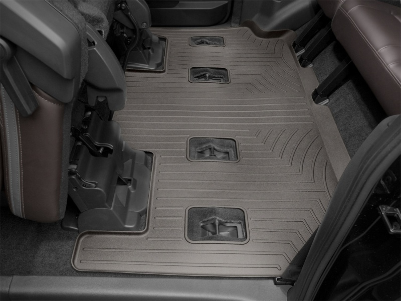 Ford Expedition EL FloorLiner - Rear - WeatherTech - DigitalFit - Cocoa - `07-`14