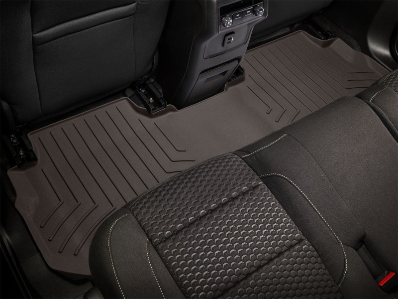 GMC Acadia Floor Mat - Rear - WeatherTech - FloorLiner HP - Cocoa - `17-`27
