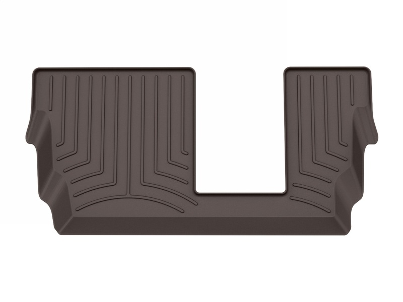 GMC Acadia Floor Mat Set - Rear - WeatherTech - FloorLiner HP - Cocoa - `17-`23