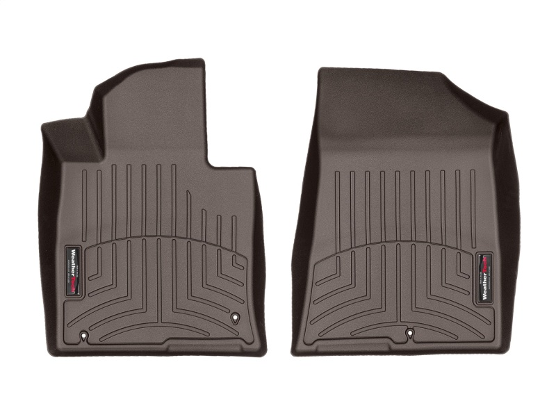Kia Cadenza Floor Mat Set - Front - WeatherTech - FloorLiner DigitalFit - Cocoa - `17-`27 Kia Cadenza Floor Mat Set - Front - WeatherTech - FloorLiner DigitalFit - Cocoa - `17-`27