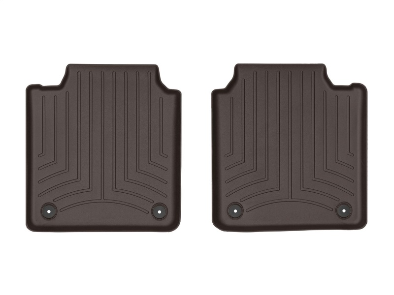 Porsche Panamera FloorLiner - Rear - WeatherTech - DigitalFit - Cocoa - `17-`27