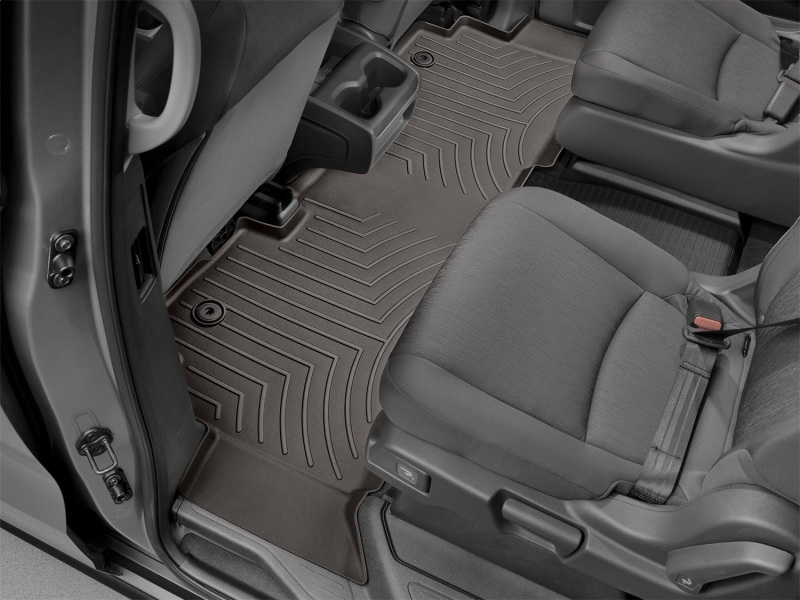 Honda Odyssey FloorLiner - Rear - WeatherTech - DigitalFit - Cocoa - `18-`27