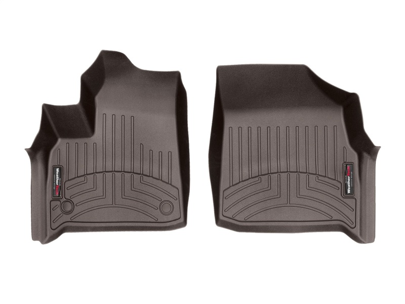 Chevrolet Traverse Floor Mat Set - Front - WeatherTech - FloorLiner DigitalFit - Cocoa - `18-`27