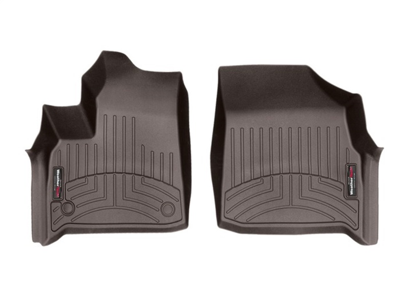 Chevrolet Traverse Floor Mat Set - Front - WeatherTech - FloorLiner DigitalFit - Cocoa - `18-`27