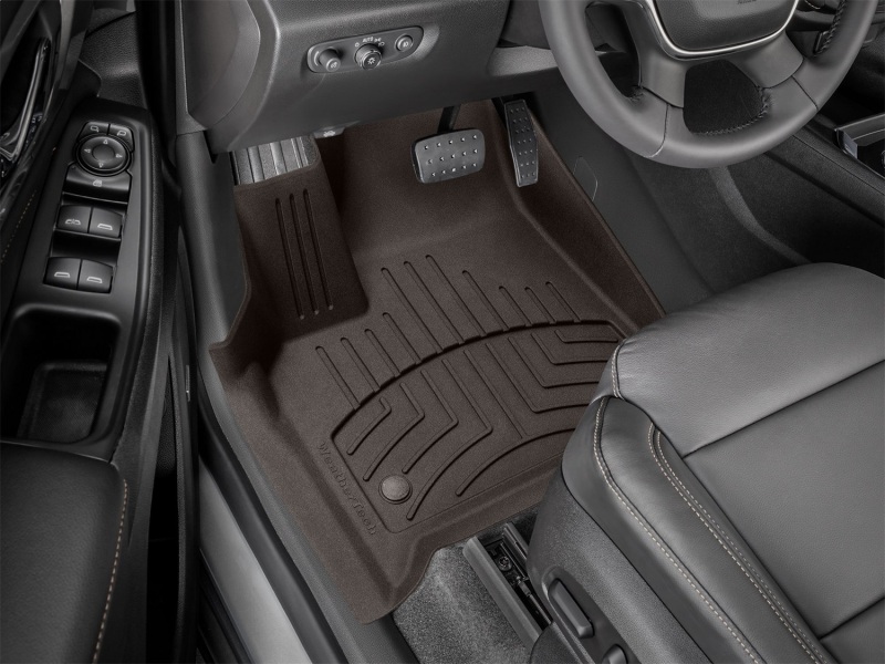 Chevrolet Traverse FloorLiner - Front - WeatherTech - FloorLiner HP - Cocoa - `18-`27