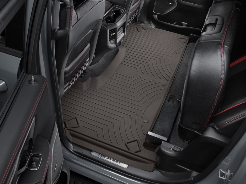 Ram 1500 Floor Mat - Rear - WeatherTech - FloorLiner HP - Cocoa - `19-`27