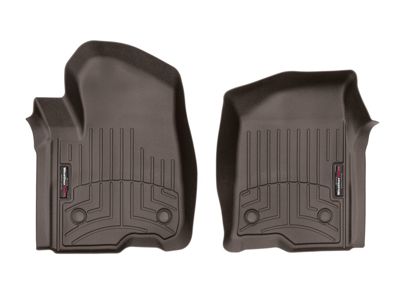 Chevrolet Silverado 1500 FloorLiner - Front - WeatherTech - DigitalFit - Cocoa - `19-`27 Chevrolet Silverado 1500 FloorLiner - Front - WeatherTech - DigitalFit - Cocoa - `19-`27