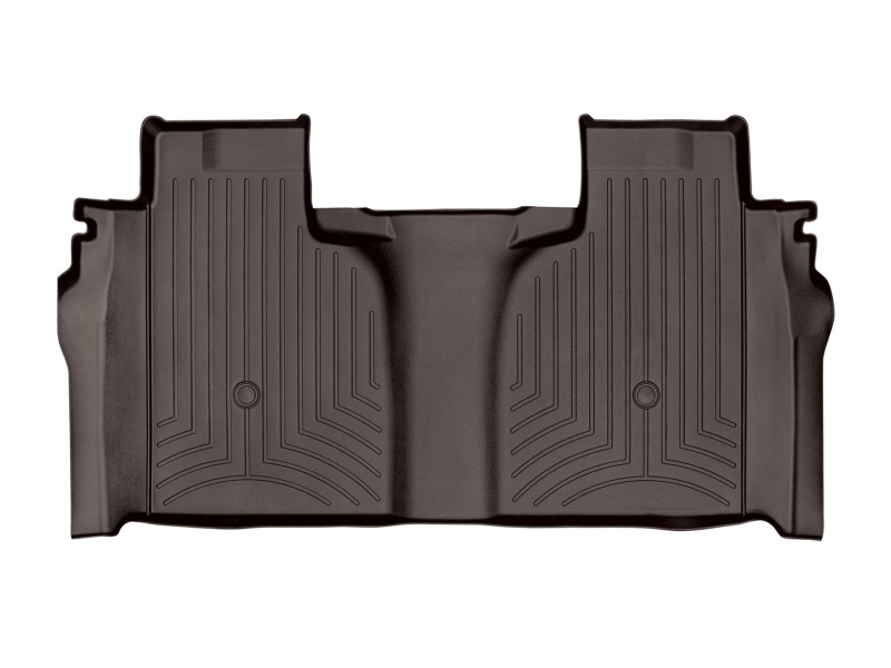 Chevrolet Silverado 1500 Crew Cab FloorLiner - Rear - WeatherTech - DigitalFit - Cocoa - `19-`27