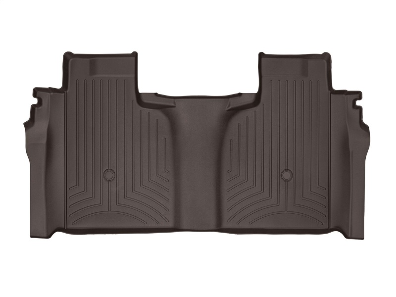 Chevrolet Silverado 1500 Crew Cab FloorLiner - Rear - WeatherTech - DigitalFit - Cocoa - `19-`27