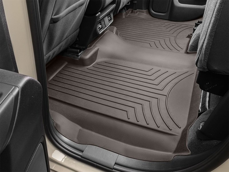 Chevrolet Silverado 1500 Floor Mat - Rear - WeatherTech - FloorLiner HP - Cocoa - `19-`27