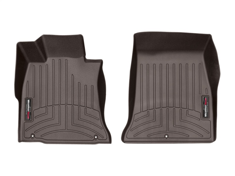 Genesis G70 FloorLiner - Front - WeatherTech - FloorLiner™ DigitalFit® - Cocoa - `19-`27