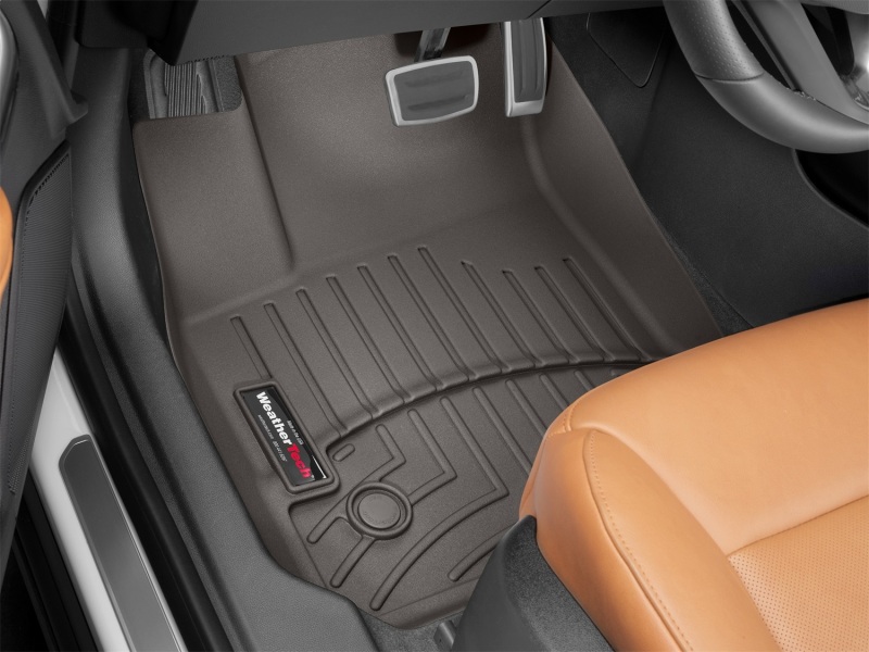 Cadillac XT4 FloorLiner - Front - WeatherTech - DigitalFit - Cocoa - `19-`27