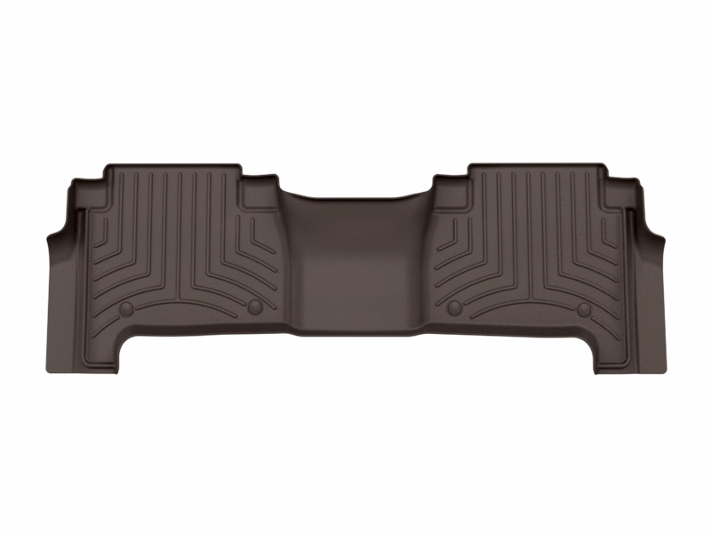 Infiniti QX80 Floor Mat Set - Rear - WeatherTech - FloorLiner HP - Cocoa - `19-`24