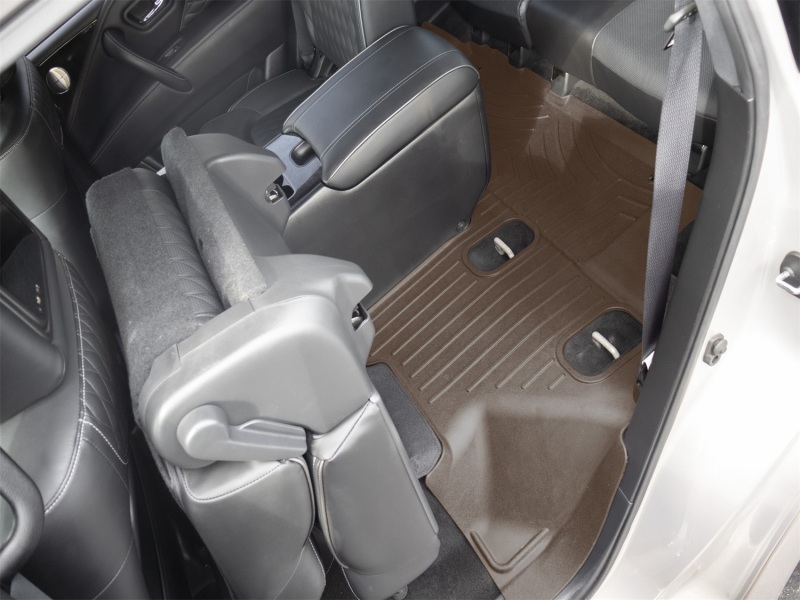 Infiniti QX80 Floor Mat - Rear - WeatherTech - FloorLiner HP - Cocoa - `19-`24