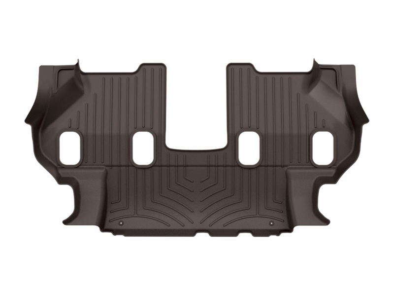Infiniti QX80 Floor Mat - Rear - WeatherTech - FloorLiner HP - Cocoa - `19-`24