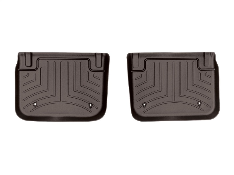 BMW 8 Series Floor Mats - Rear - WeatherTech - FloorLiner DigitalFit - Cocoa - `20-`27