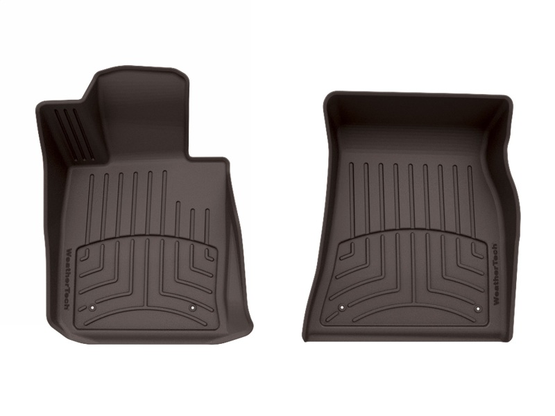 BMW M3 Floor Mats - Front - WeatherTech - FloorLiner HP - Cocoa - `21-`24