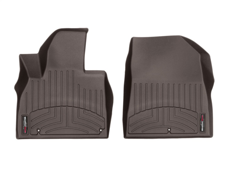 Kia Telluride FloorLiner - Front - WeatherTech - DigitalFit - Cocoa - `20-`27