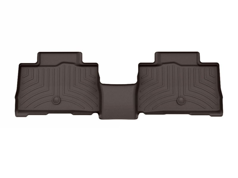 Lincoln Aviator Floor Mat Set - Rear - WeatherTech - FloorLiner HP - Cocoa - `20-`26