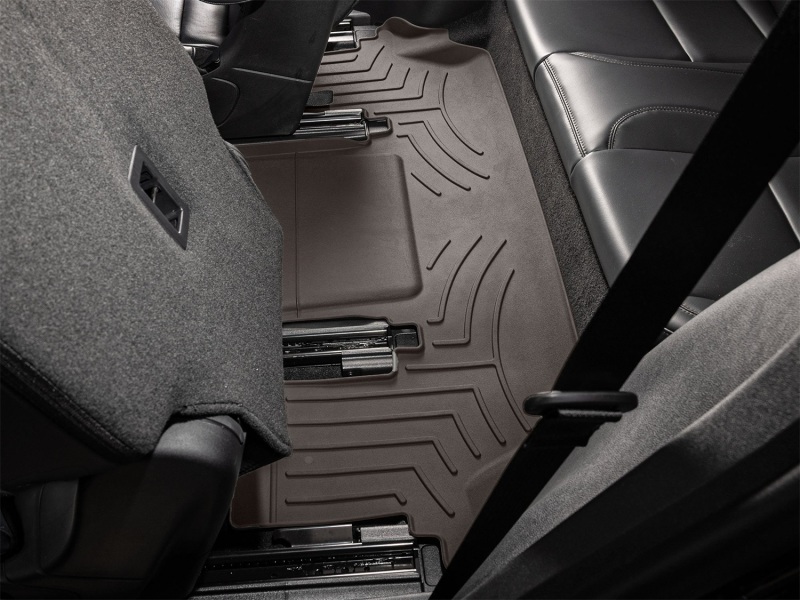 Lincoln Aviator Floor Mat Set - Rear - WeatherTech - FloorLiner HP - Cocoa - `20-`26